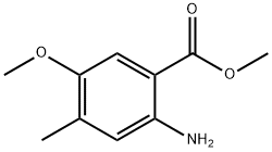 Benzoic acid, 2-amino-5-methoxy-4-methyl-, methyl ester (9CI) Structure