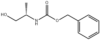 (S)-2-(ベンジルオキシカルボニルアミノ)-1-プロパノール 化学構造式