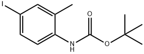 TERT-BUTYL 4-IODO-2-METHYLPHENYLCARBAMATE Structure