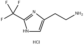 2-(2-TRIFLUOROMETHYLIMIDAZOL-4-YL)ETHYLAMINE 2HCL Structure