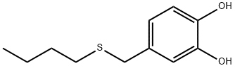 1,2-Benzenediol, 4-[(butylthio)methyl]- (9CI) Struktur