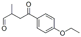 Benzenebutanal, 4-ethoxy-alpha-methyl-gamma-oxo- (9CI) Struktur
