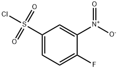 4-FLUORO-3-NITROBENZENESULFONYL CHLORIDE 化学構造式