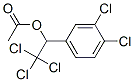(+)-Acetic acid 2,2,2-trichloro-1-(3,4-dichlorophenyl)ethyl ester Struktur