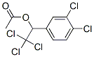 (+)-Acetic acid 2,2,2-trichloro-1-(3,4-dichlorophenyl)ethyl ester Structure