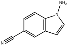 1-amino-5-cyanoindole Struktur