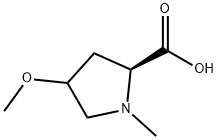 Proline, 4-methoxy-1-methyl- (9CI) Struktur