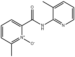 2-Methyl-6-(3-methyl-2-pyridylcarbamoyl)pyridine 1-oxide,66695-21-4,结构式