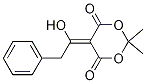 1,3-Dioxane-4,6-dione, 5-(1-hydroxy-2-phenylethylidene)-2,2-diMethyl- Structure