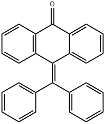 9-BENZHYDRYLIDENE-10-ANTHRONE Structure