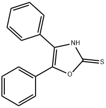 4,5-DIPHENYL-2-MERCAPTOOXAZOLE Struktur