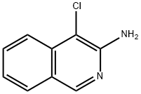 4-氯异喹啉-3-胺,66729-00-8,结构式