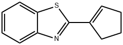 Benzothiazole, 2-(1-cyclopenten-1-yl)- (9CI) 化学構造式
