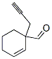2-Cyclohexene-1-carboxaldehyde, 1-(2-propynyl)- (9CI) Struktur