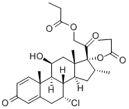 アルクロメタゾンプロピオン酸エステル 化学構造式