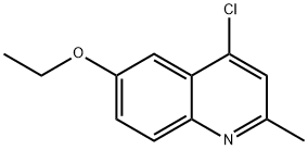 4-氯-6-乙氧基-2-甲基喹啉,66735-22-6,结构式