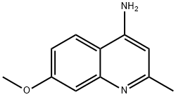 4-AMINO-7-METHOXY-2-METHYLQUINOLINE Struktur