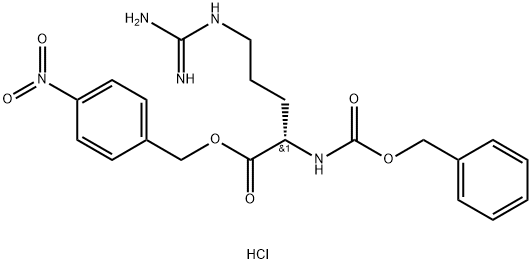N-ALPHA-Z-L-ARGININE 4-NITROBENZYL ESTER HYDROCHLORIDE Struktur
