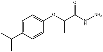 2-(4-异丙基苯氧基)丙酰肼, 667412-84-2, 结构式