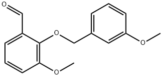 3-METHOXY-2-[(3-METHOXYBENZYL)OXY]BENZALDEHYDE Structure