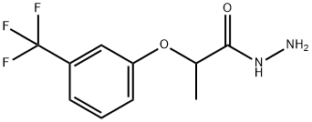 2-[3-(TRIFLUOROMETHYL)PHENOXY]PROPANOHYDRAZIDE Structure