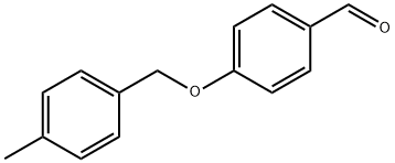 4-[(4-メチルベンジル)オキシ]ベンズアルデヒド 化学構造式