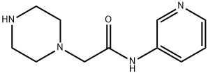 2-(ピペラジン-1-イル)酢酸N-(3-ピリジル)アミド三塩酸塩 化学構造式