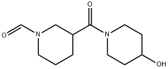 3-(4-羟基哌啶-1-羰基)哌啶-1-苯甲醛, 667462-11-5, 结构式