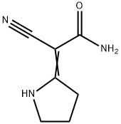 Acetamide,  2-cyano-2-(2-pyrrolidinylidene)- Structure