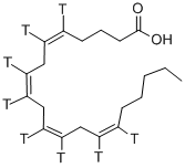 ARACHIDONIC ACID, [5,6,8,9,11,12,14,15-3H(N)]- Struktur