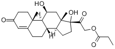 Cortisol 21-propionate Structure