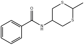 Benzamide, N-(2-methyl-1,3-dithian-5-yl)- (9CI) Structure