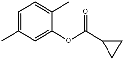 Cyclopropanecarboxylic acid, 2,5-dimethylphenyl ester (9CI) Structure