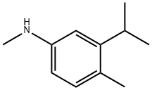 Benzenamine, N,4-dimethyl-3-(1-methylethyl)- (9CI) Struktur