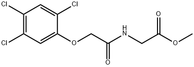 N-[(2,4,5-Trichlorophenoxy)acetyl]glycine methyl ester Struktur