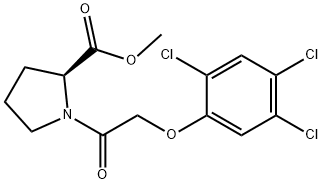 1-[(2,4,5-Trichlorophenoxy)acetyl]-L-proline methyl ester Structure