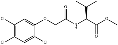 N-[(2,4,5-Trichlorophenoxy)acetyl]-L-valine methyl ester,66789-89-7,结构式