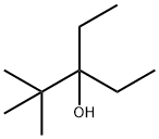 3-ETHYL-2,2-DIMETHYL-3-PENTANOL Struktur