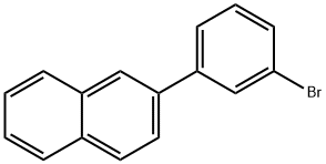 2-(3-溴苯基)萘 结构式