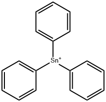 トリフェニルすず(IV)カチオン 化学構造式