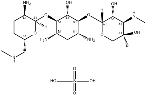 硫酸ミクロノマイシン 化学構造式