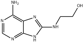 8-(HYDROXYETHYLAMINO)-ADENINE Struktur