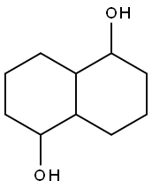 1,5-十氢萘二醇,异构体混合物, 66818-21-1, 结构式
