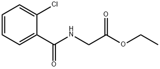 ETHYL 2-[(2-CHLOROBENZOYL)AMINO]ACETATE Struktur
