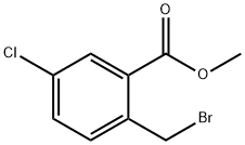 2-(溴甲基)-5-氯苯甲酸甲酯, 668262-52-0, 结构式