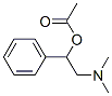 酢酸α-(ジメチルアミノメチル)ベンジル 化学構造式