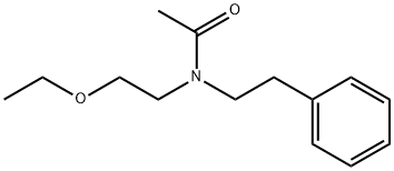 N-(2-Ethoxyethyl)-N-phenethylacetamide Struktur