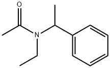 N-Ethyl-N-(1-phenylethyl)acetamide Struktur