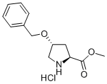 H-HYP(BZL)-OME塩酸塩 化学構造式