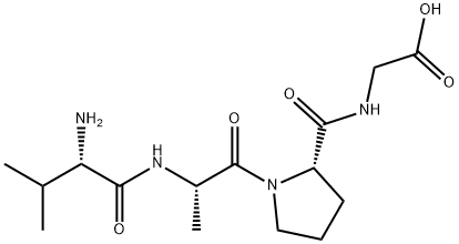 VAL-ALA-PRO-GLY ACETATE SALT Structure